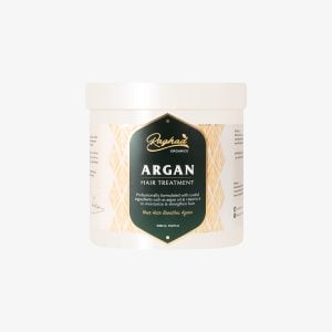 Raghad Organics created the Argan treatment, which is an oil therapy that nourishes dull hair. Professionally made with helpful elements like Argan oil and vitamin E to hydrate and strengthen hair, it also helps decrease hair frizz, keeps moisture inside the hair, and contributes to the ultimate objective of having healthy hair. It's soft on the hair and ideal for everyday use, It is appropriate for all hair types. It has been shown to be helpful in UV light protection since it includes natural antioxidants, and it is also beneficial for colored hair to prevent the color loss, Encourage the development of new hair, and cure hair loss.